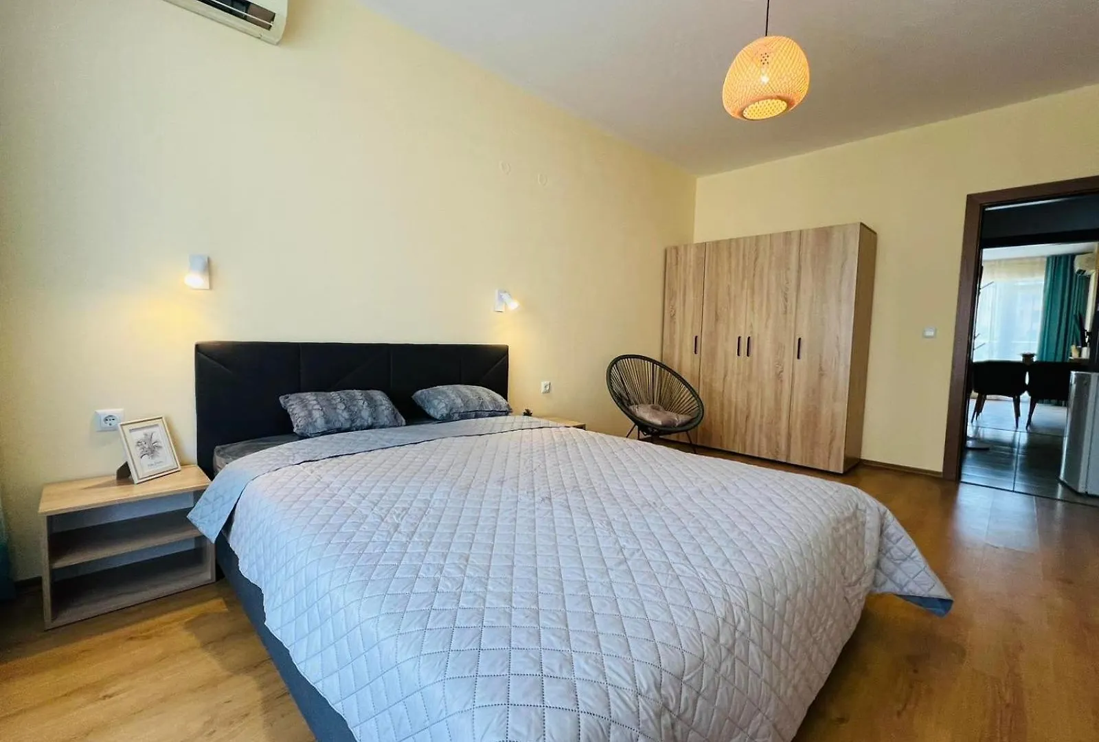 סאני ביץ' Aqua Blue Private Cozy Apartment